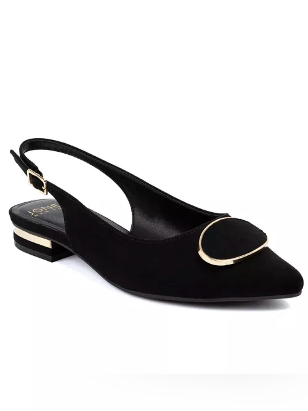 Jones New York Women's Quator Pointed Toe Slingback Flats.